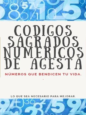 cover image of Códigos Sagrados Numéricos de Agesta